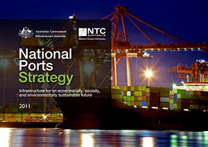 Cover image of the COAG National Ports Strategy document